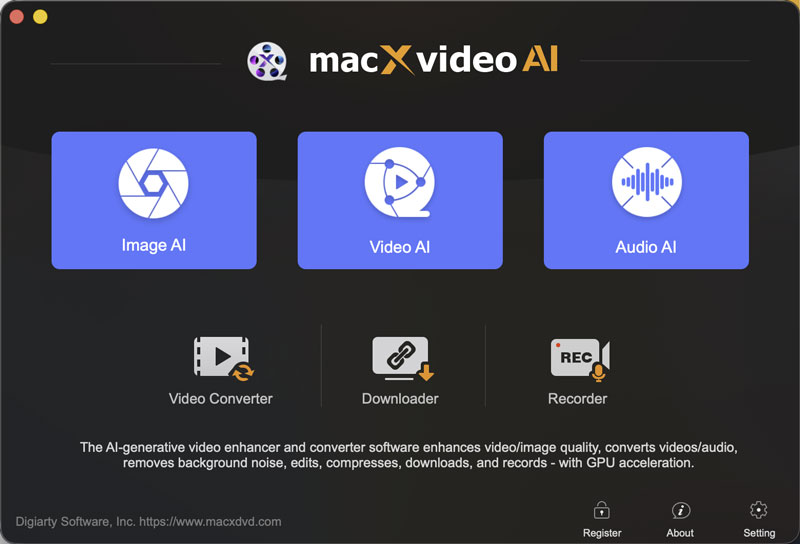 תוכנת Winxvideo AI למק