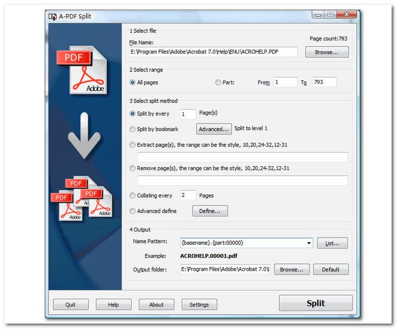 A-PDF Split