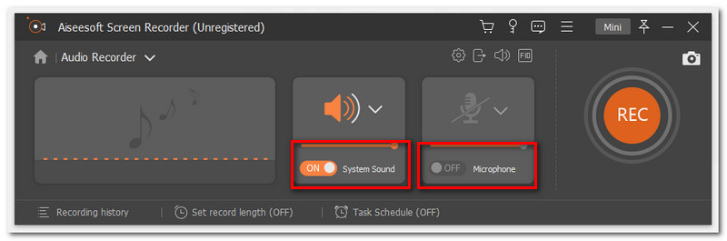 Aisee Sr On And Off Audio Record