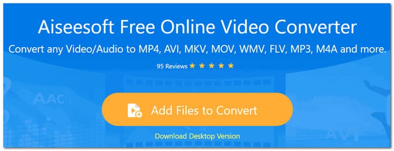 Convertitore video online gratuito Aiseesoft