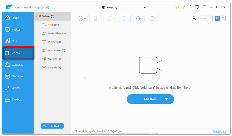 Transferencia de videos de Aiseesoft