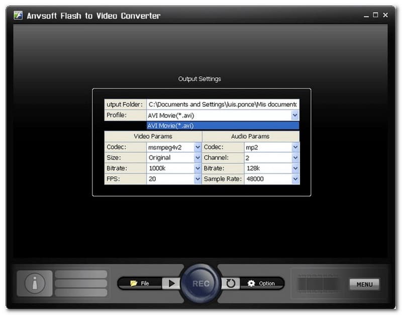 ANVSOFT Flash To video Converter