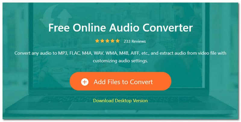 AnyMP4 gratis online audio-omzetter