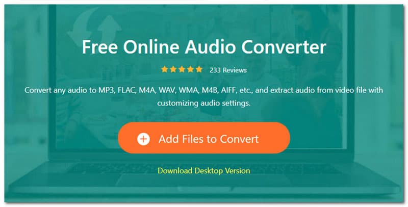 AnyMP4 Convertor audio online gratuit