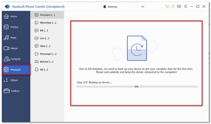 Apeaksoft iPhone Transfer Analyse