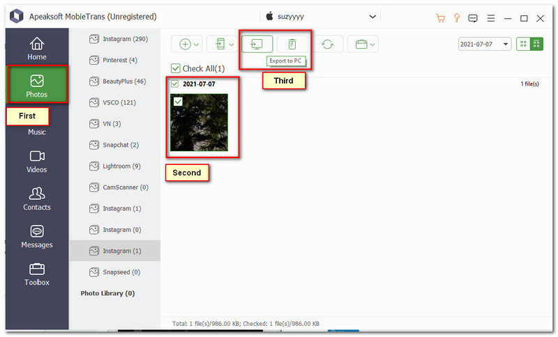 Apeaksoft Fotoübertragung Topc