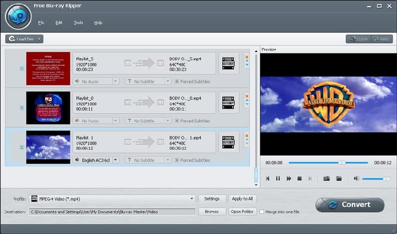 Blu-Ray Master gratis online video-omzetter