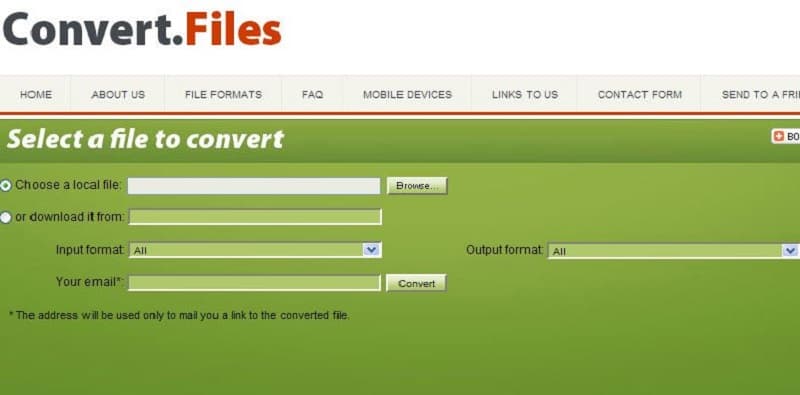 Converter arquivos com