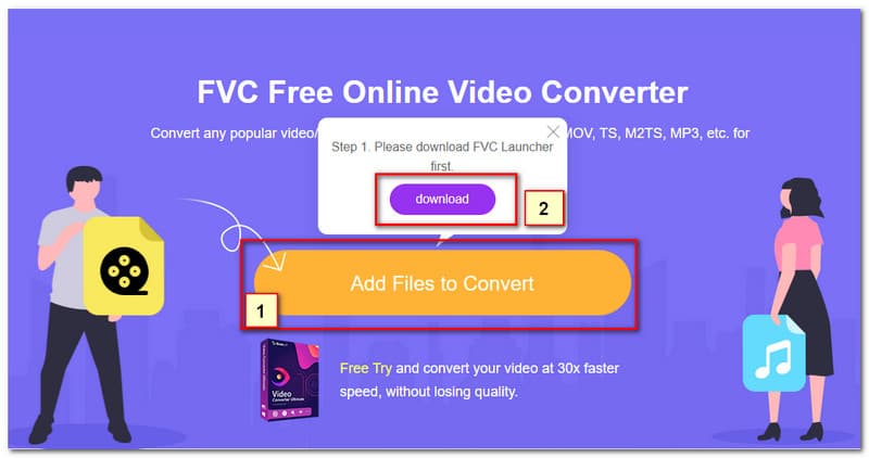 Tải xuống bước web FVC