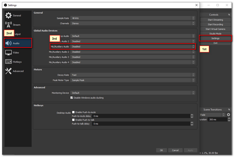 Obs Audio Setting