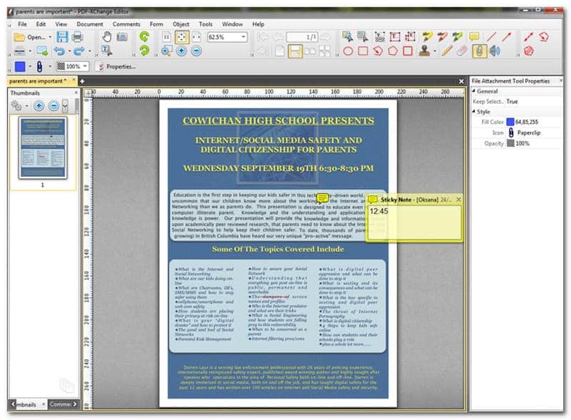 Trình chỉnh sửa PDF Xchange