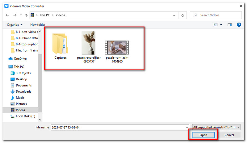 Vidmore Converter File Window