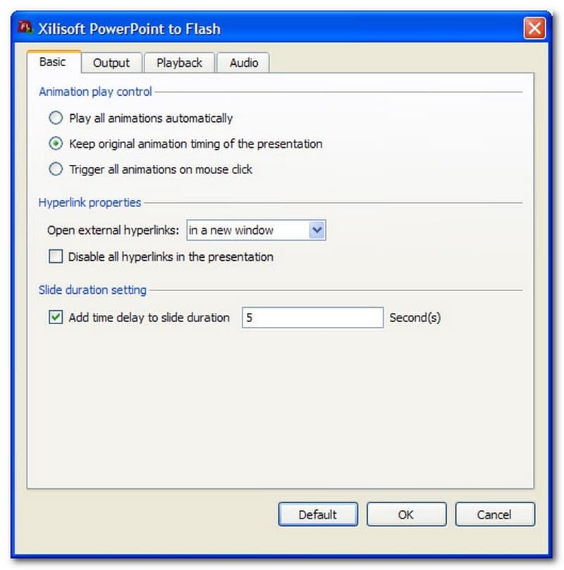 Xilisoft PowerPoint naar Flash