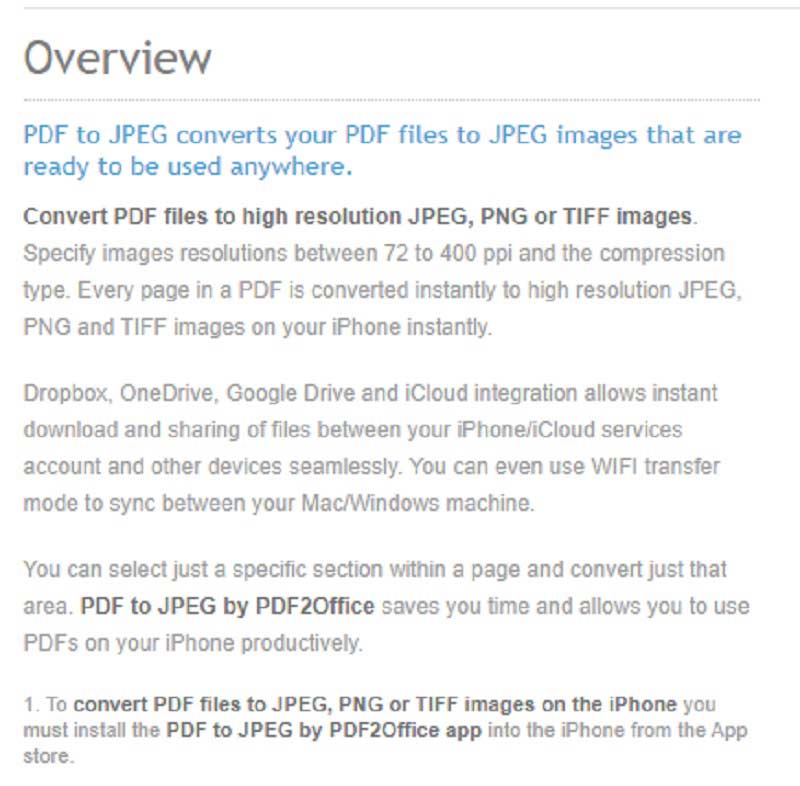 PDF to JPG Converter IOS