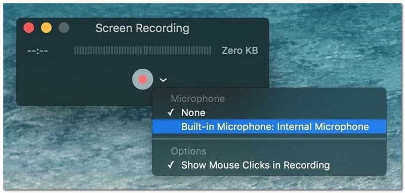 QuickTime Screen Recorder