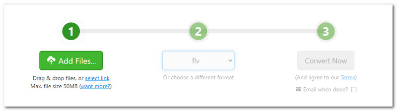 Zamzar FLV Converter