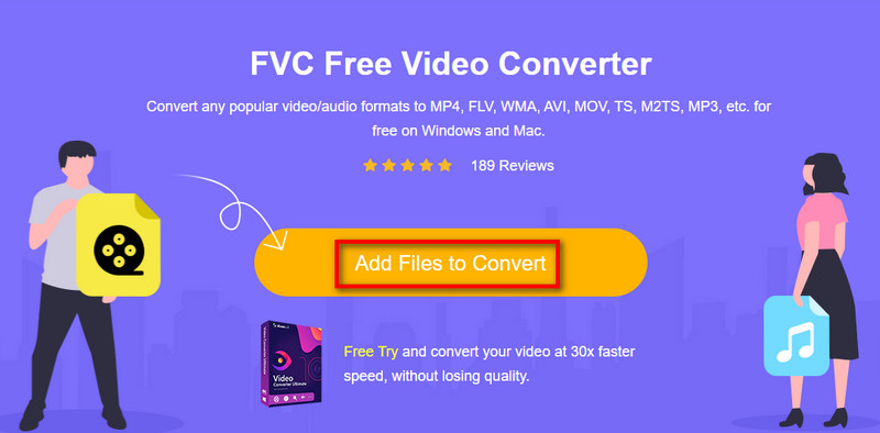 Bestanden toevoegen aan FVC Online Converter