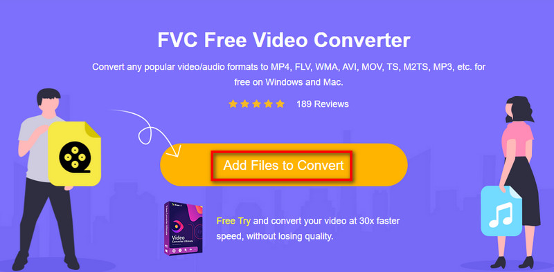 Lägg till filer till FVC Online Converter