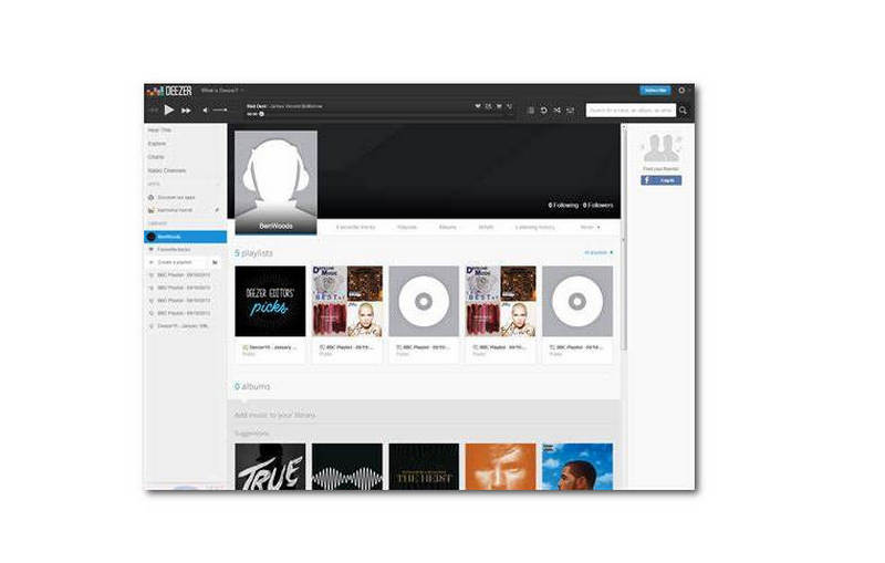 Pemutar Web Deezer