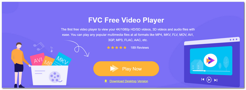 Trình phát video miễn phí FVC