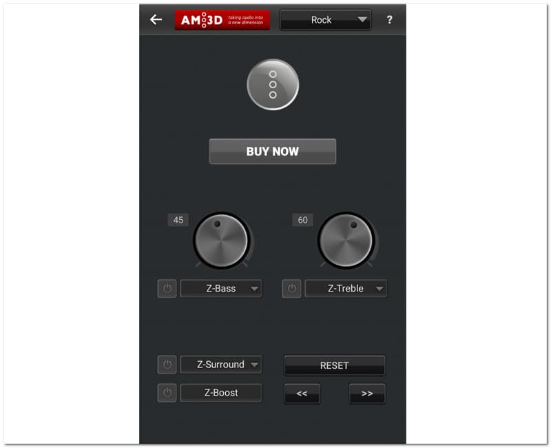 JetAudio-geluidseffecten en -verbeteringen