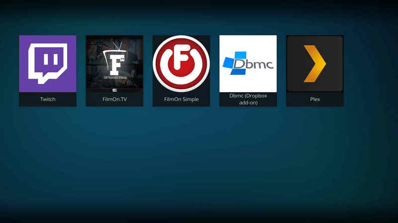 Complementos de revisión de Kodi