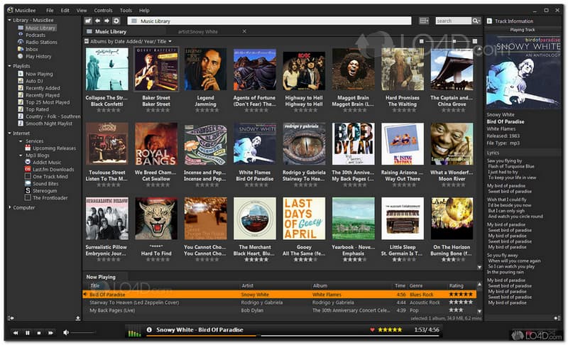 Interface de música