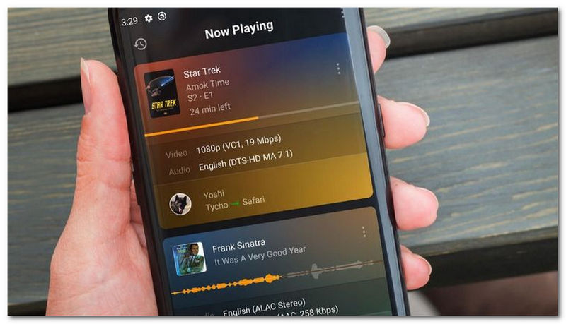 Lecteur multimédia Android Plex