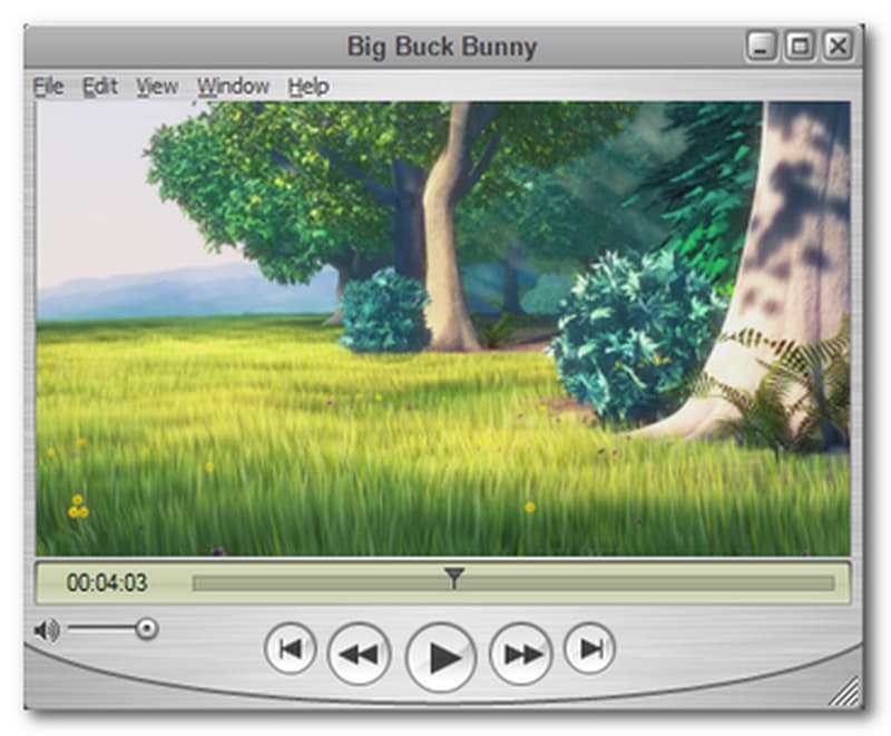 Interfaz del reproductor QuickTime