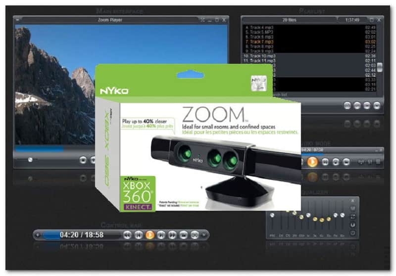 Υποστήριξη Zoom Player XBOX 360