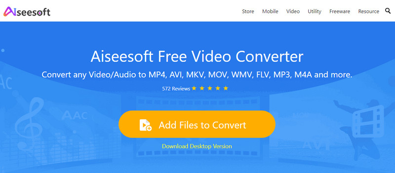 Aiseesoft Free Online Video Converter
