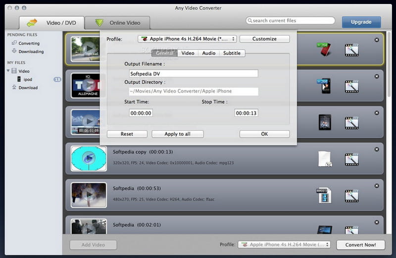 Elke video-omzetter voor Mac