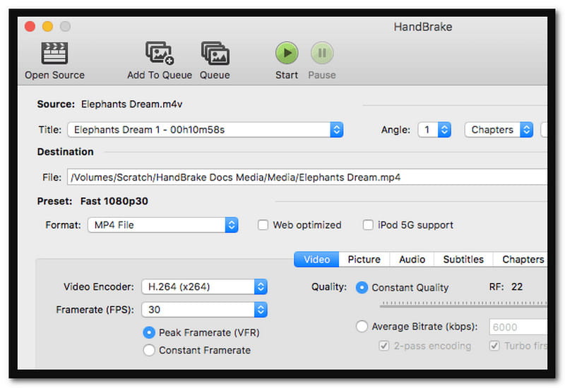 HandBrake無料ビデオコンバーター