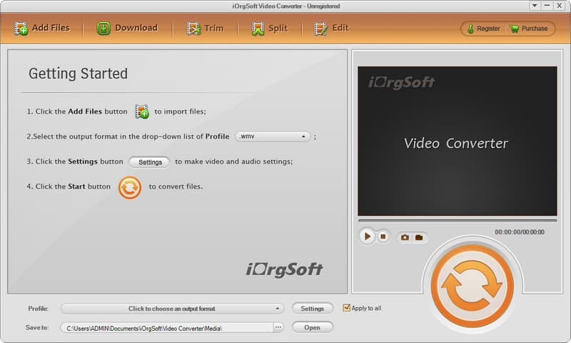 iOrgsoft Vid تحويل