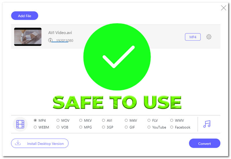 AVAide Free Video Converter Safe To Use