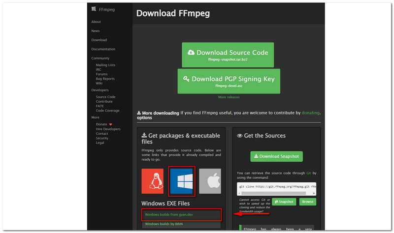 FFmpeg รีวิว ดาวน์โหลด Windows