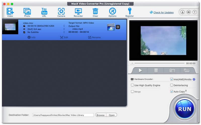 MacX Video Converter Pro-overzicht