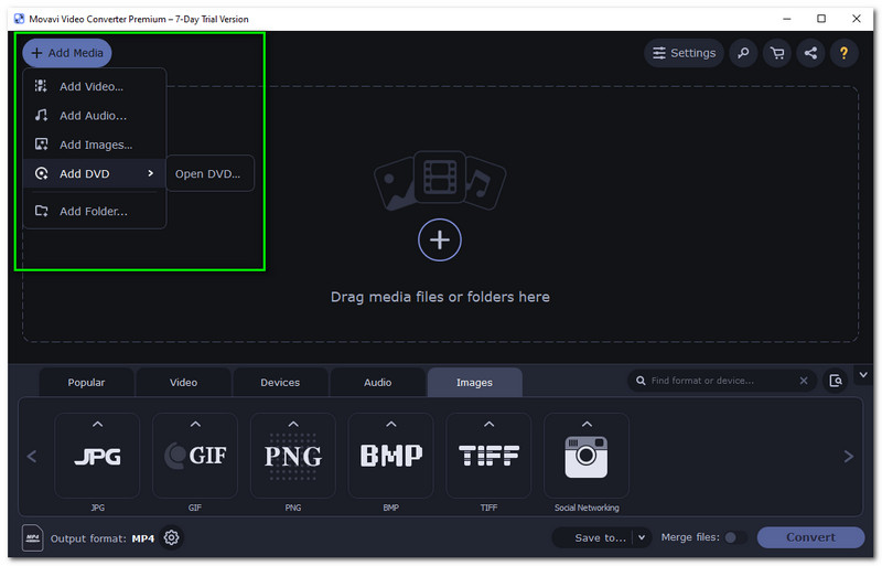 Obsługa płyt DVD Movavi Video Converter
