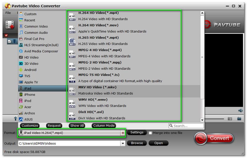 Pavtube Video Converter Supported Devices