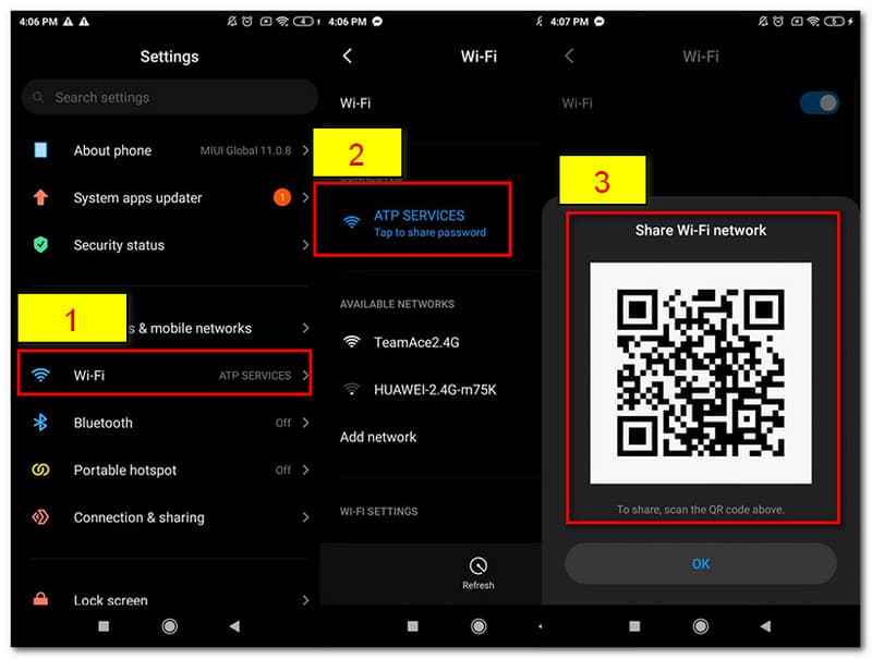 Escaneo de código QR de Android