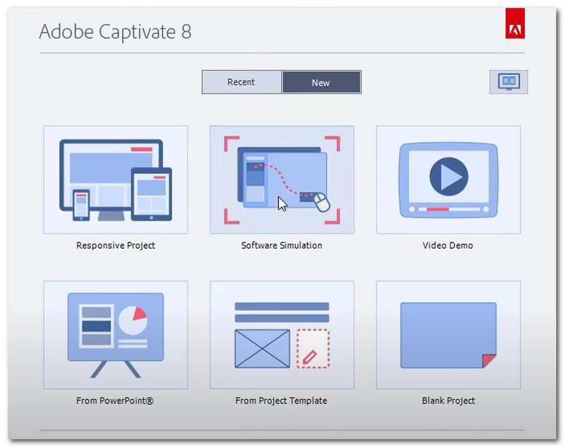 Captivate Interface