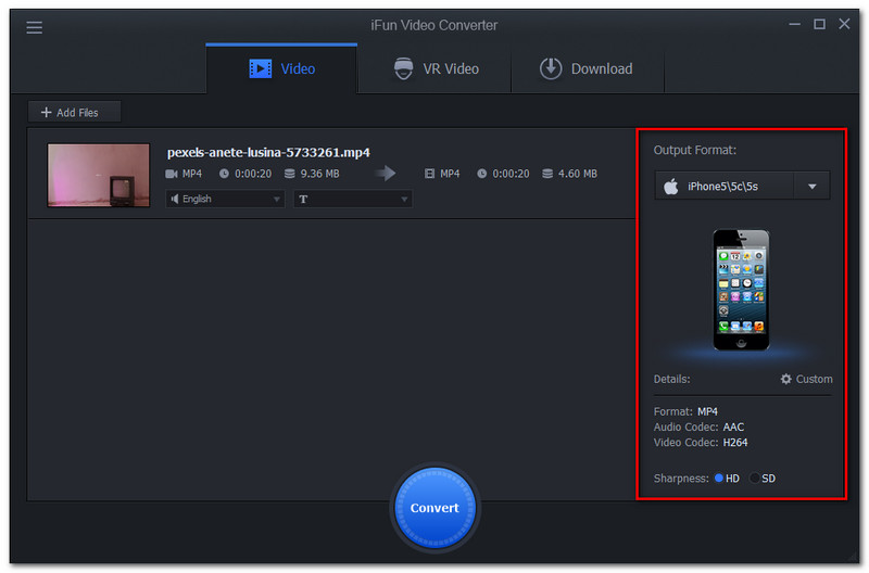 iFun Video Converter Extended Features