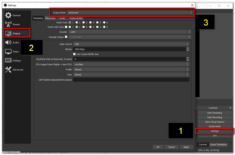 OBS Turning Down Video Settings