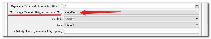 Reduser OBS CPU-bruk