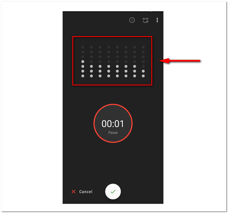 Penganalisis Spektrum Audio Langsung Perakam Pintar