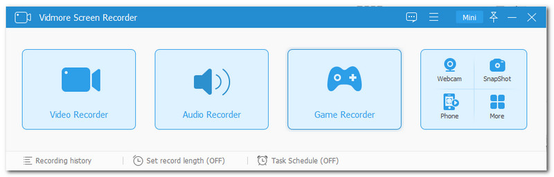 Vidmore Screen Recorder Gameplay Recorder