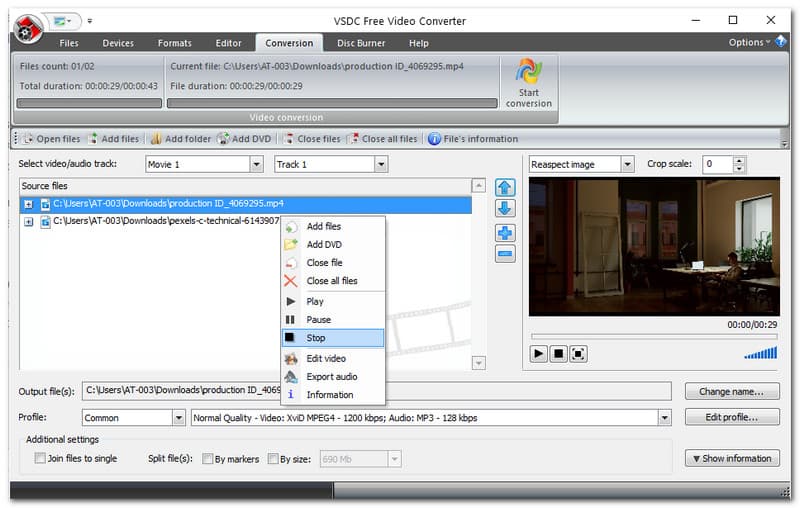 VSDC Gratis Video Converter Overzicht