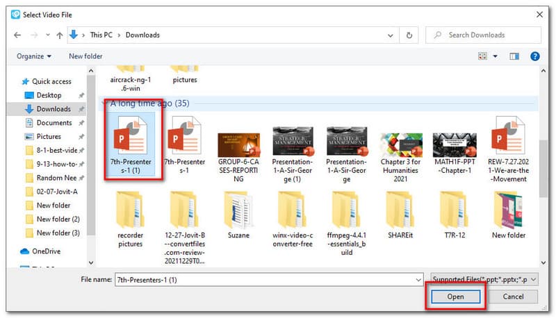 Aiseesoft PPT To Video Converter Select Files