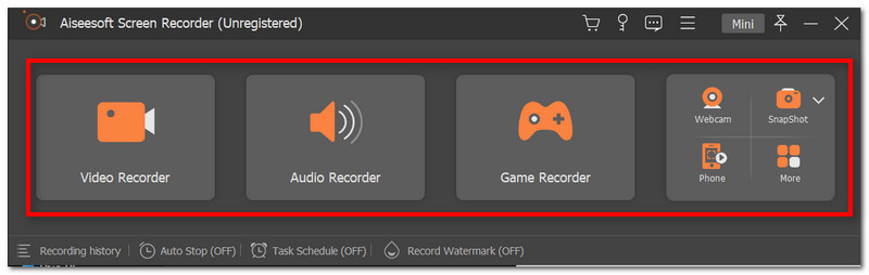 Functiepictogram Aiseesoft Schermrecorder