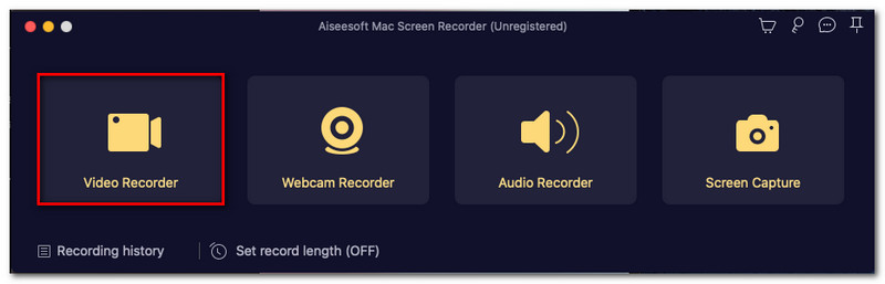 برنامج Aiseesoft Screen Recorder Mac Video Recorder